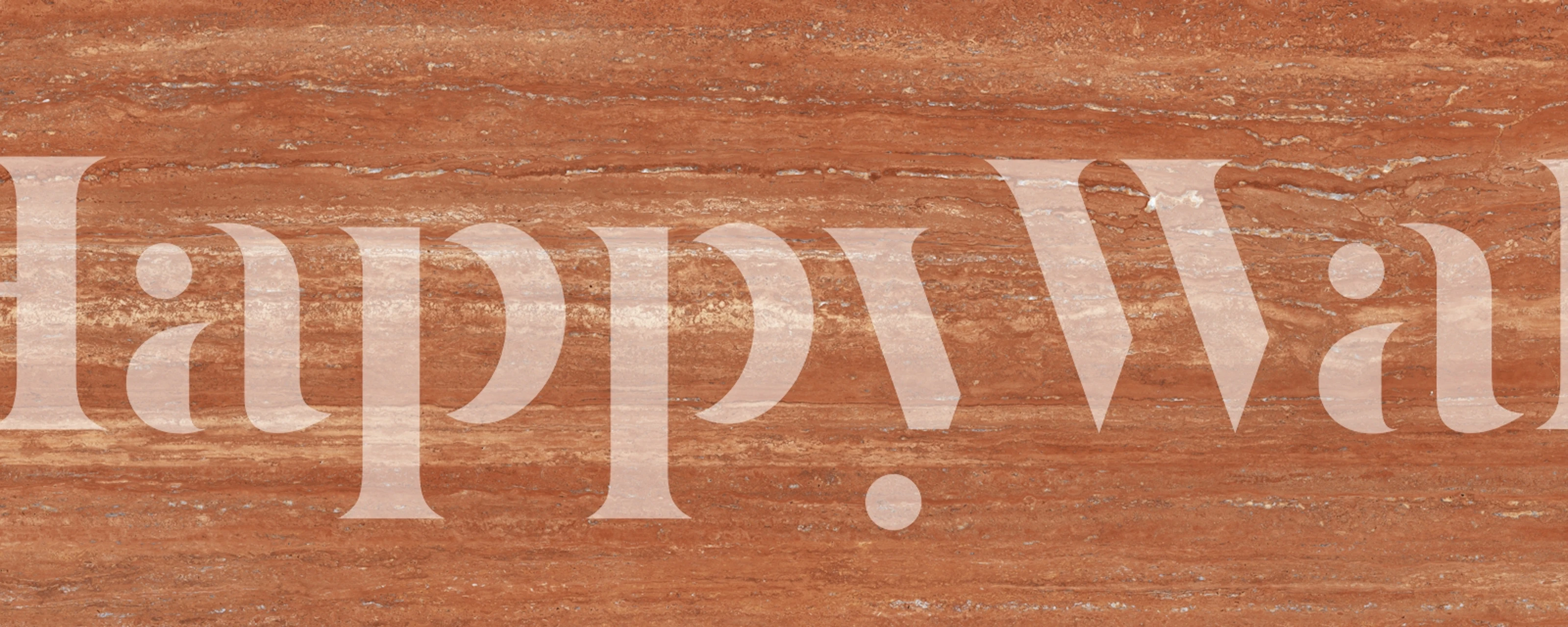 Carta da parati Red Desert Strata in una stanza