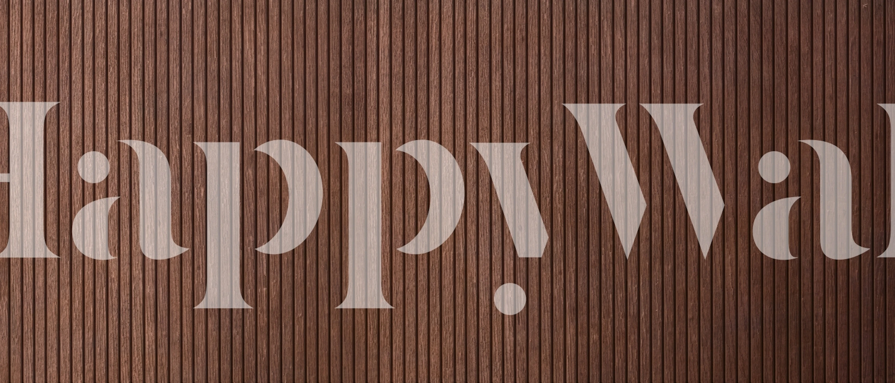 Rustic Mahogany Wood Backdrop Tapete in einem Raum