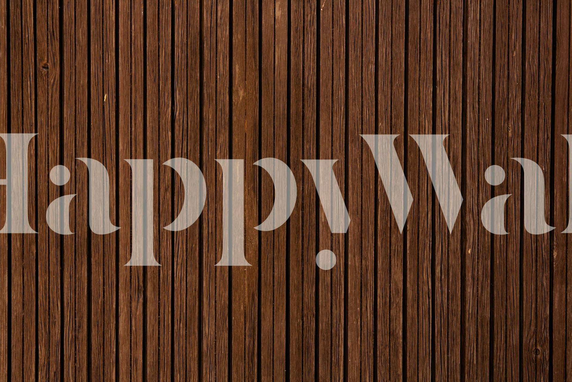 Rustic Wood Panel Design in einem Raum