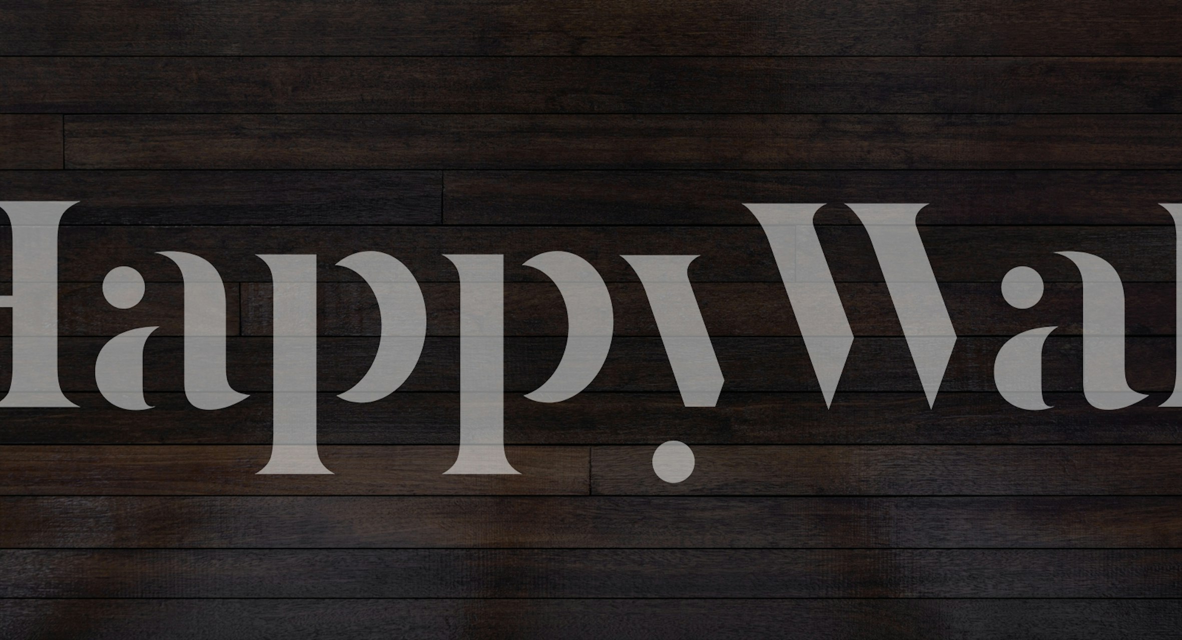 Tapeta Dark Hardwood Floor Design u sobi