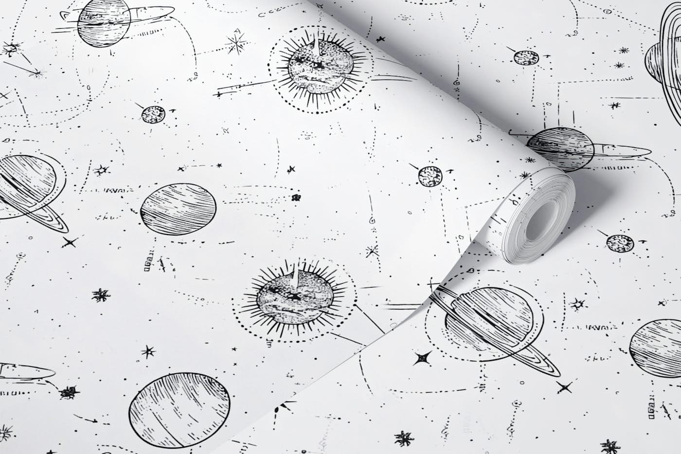 Cosmic Sky Exploration wallpaper roll