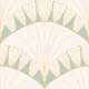 Art Deco Scallop Mint Gold