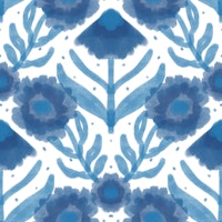 Indigo Blossom Dream behang