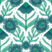 Emerald Bloom Harmony behang