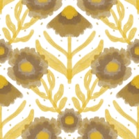 Golden Bloom Harmony behang