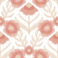 Blush Botanical Art behang