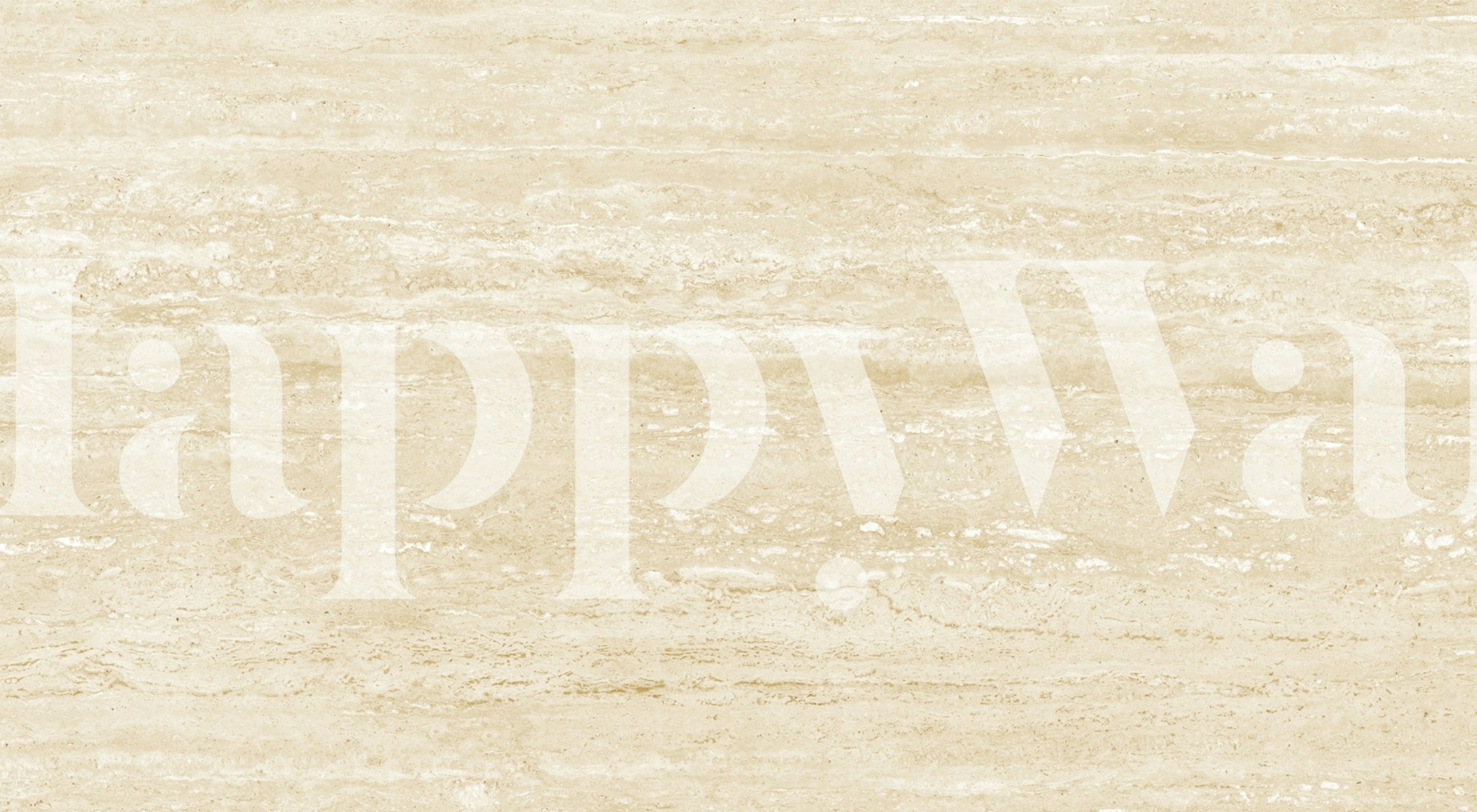 Beige Travertine Stone Marble papel de parede em um cômodo