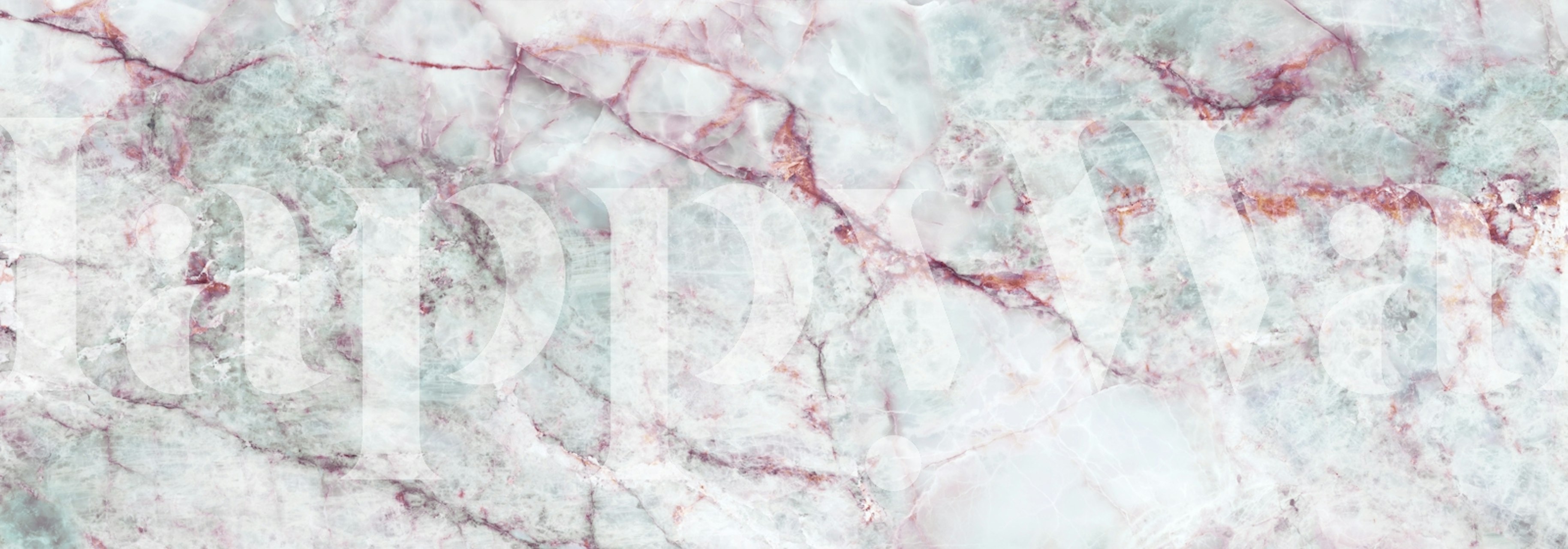 Translucent Onyx Texture wallpaper in a room