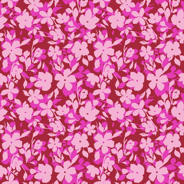 Vivid Pink Floral Delight
