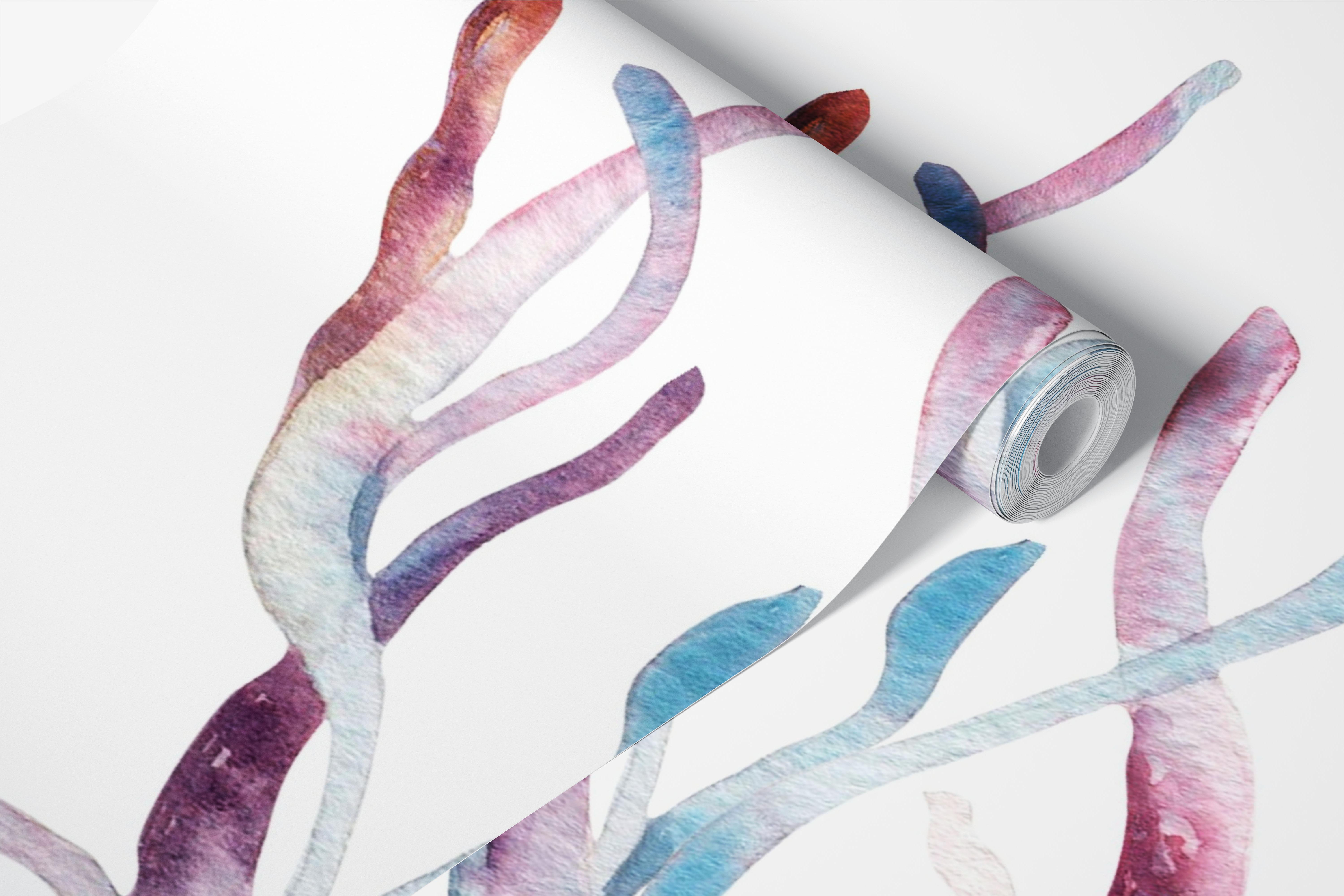 Coral Reef Oasis tapetti huoneessa