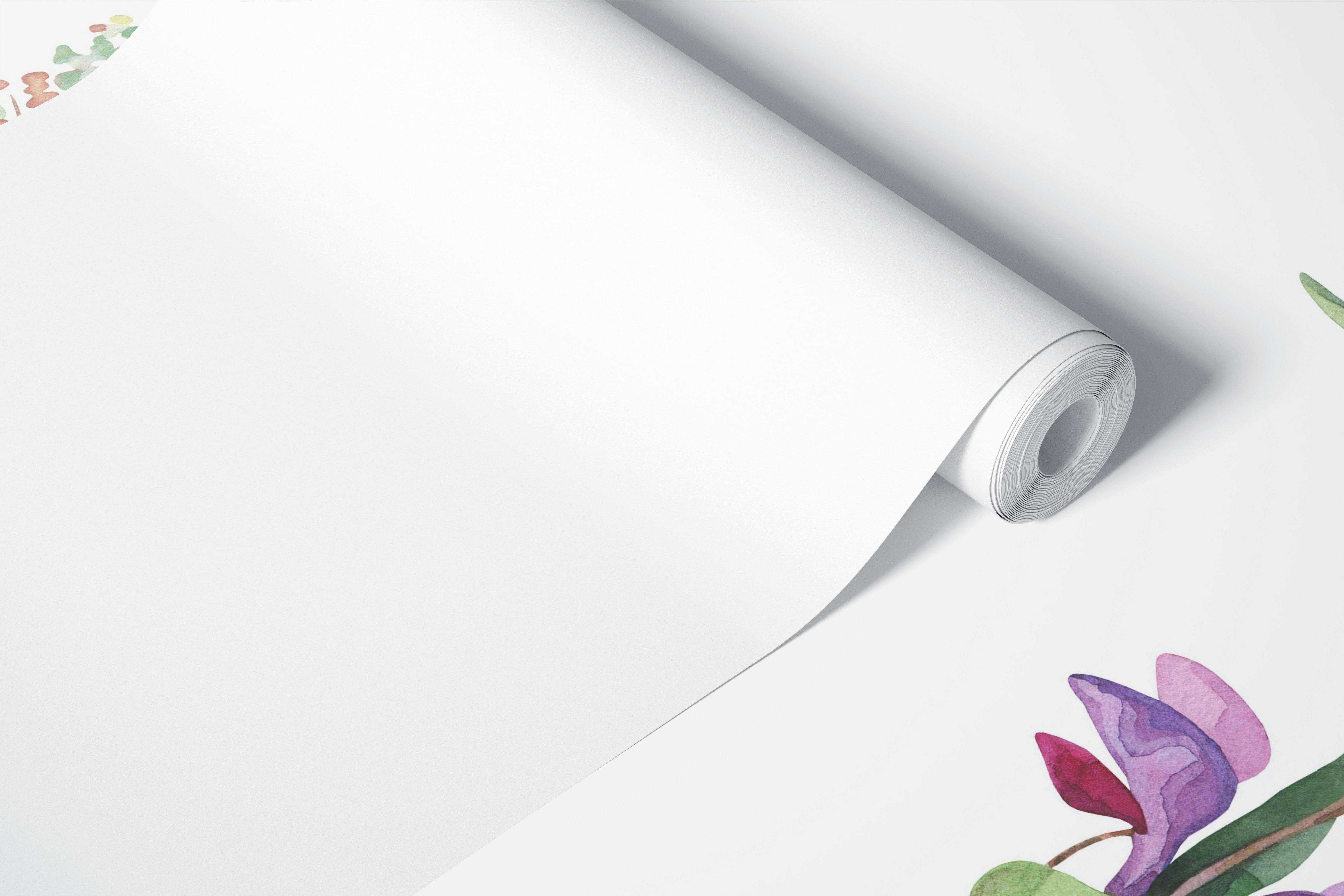 Květinová tapeta Garden Serenity v pokoji