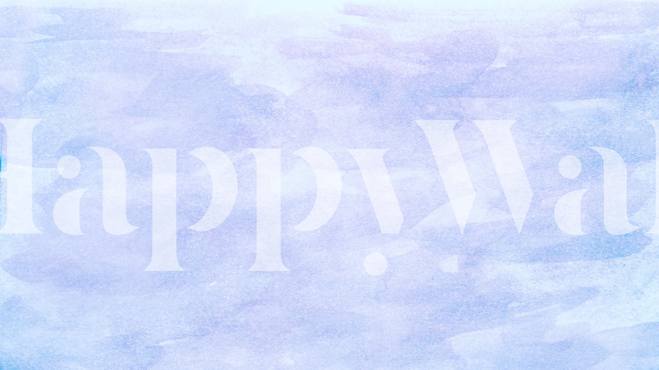 Light blue watercolor brush strokes abstract wallpaper