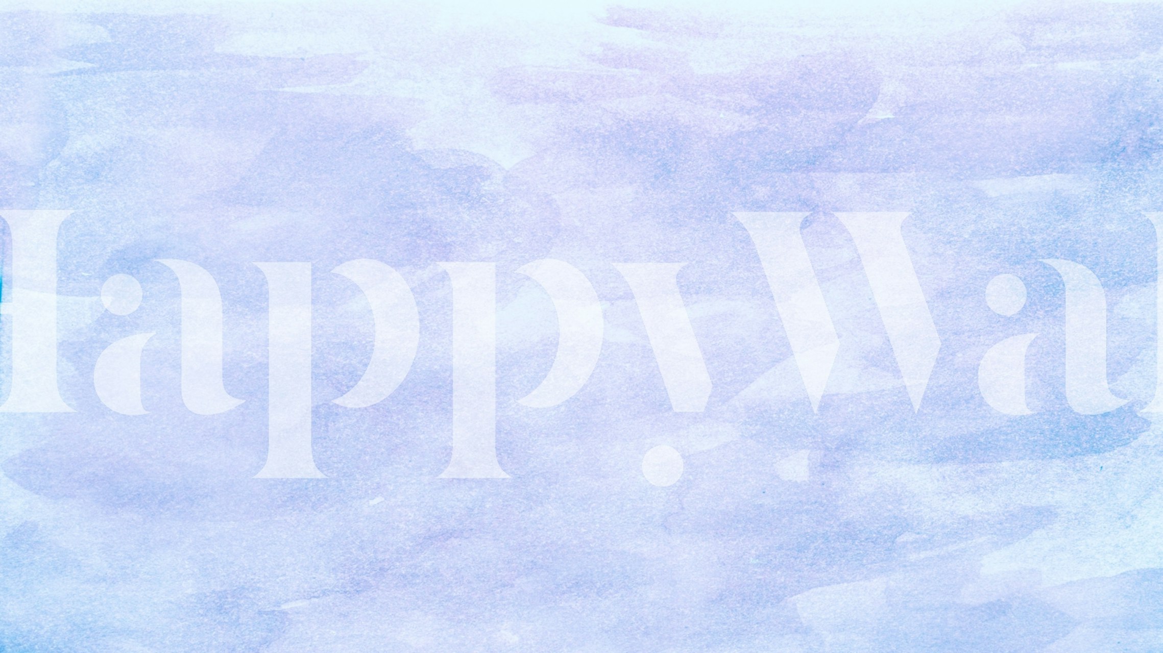 Serene Watercolor Design behang in een kamer