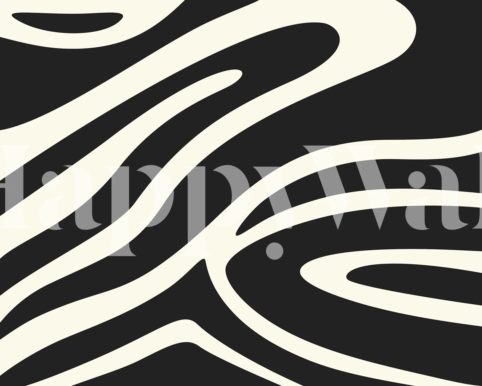 Black and white zebra stripes abstract wallpaper