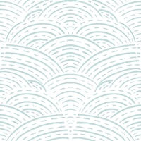 Nautical nursery blender blue abstract lines behang