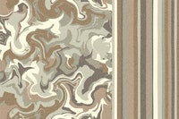 Vintage Stripes and Marble Brown Green Grey wallpaper