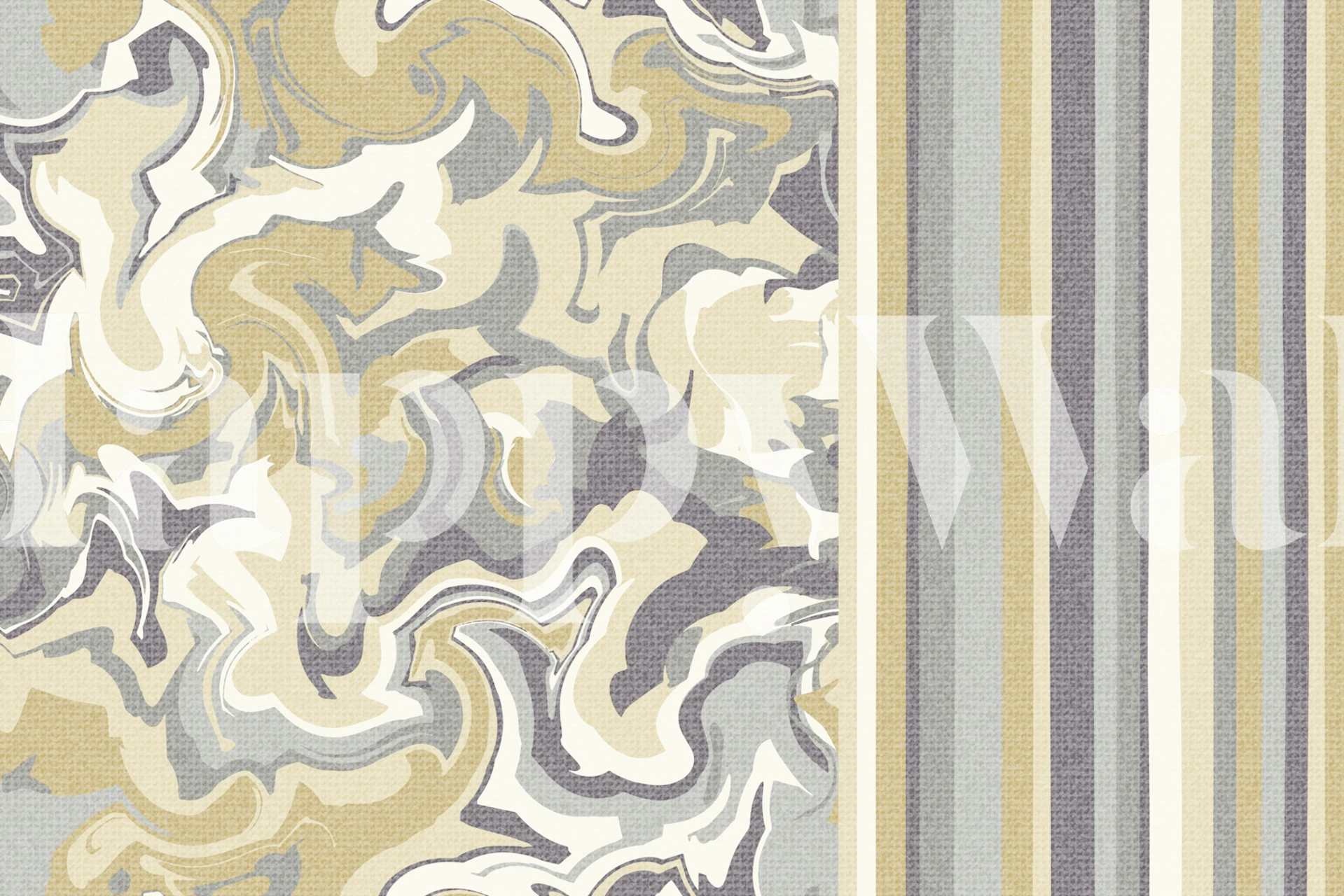 Vintage textured stripes in rusty red and brown wallpaper