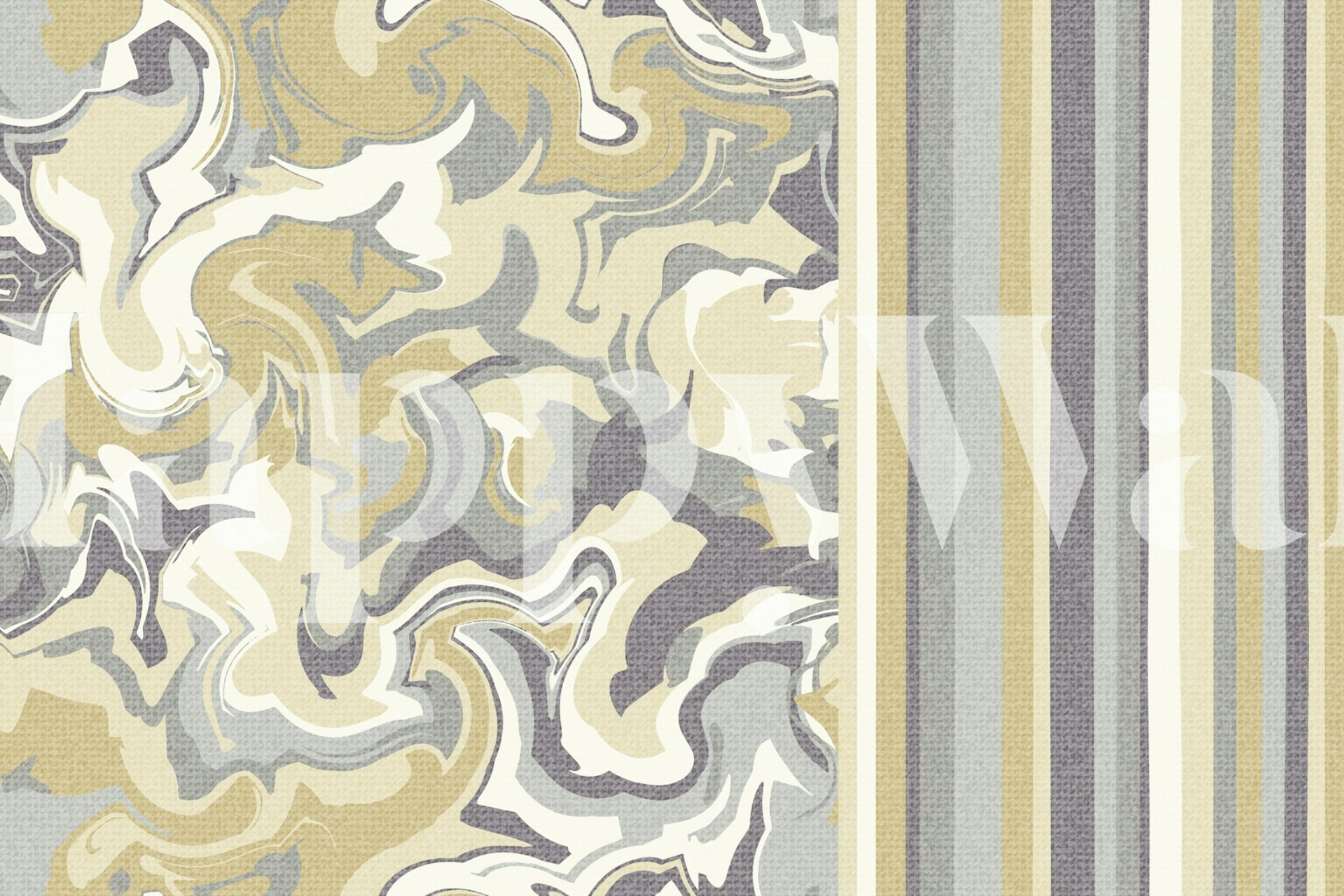 Vintage textured stripes in rusty red and brown wallpaper