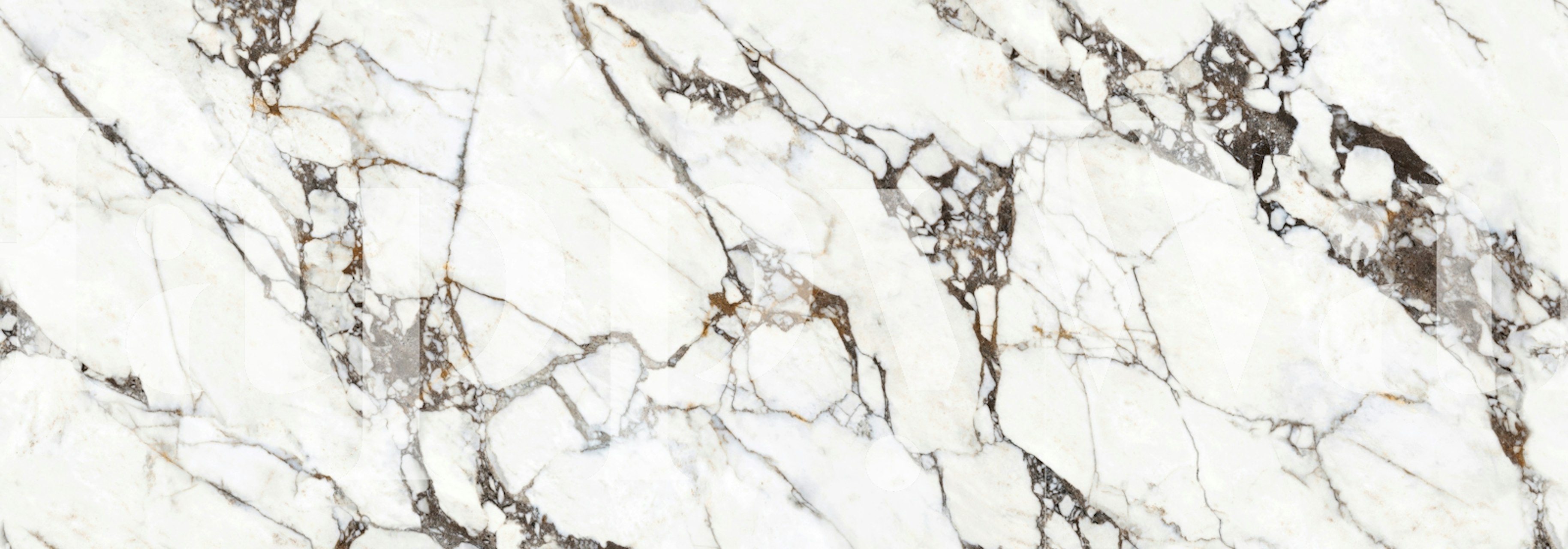 Calacatta Amber Vein Marble tapet i ett rum