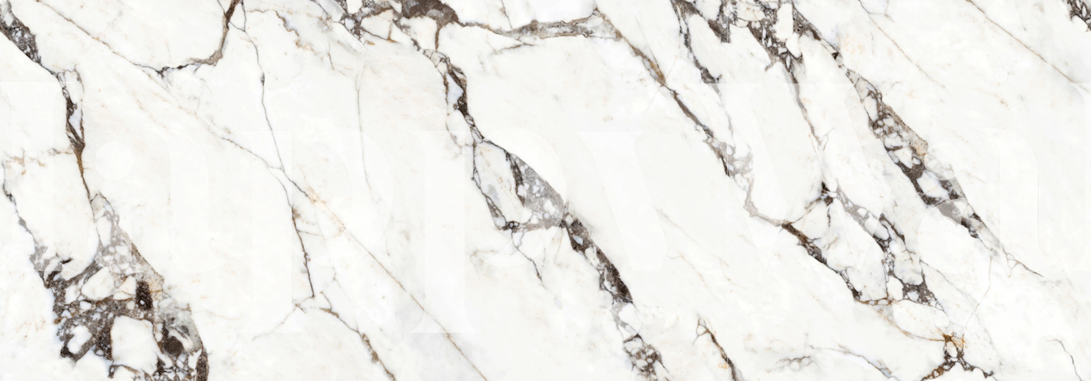 Ivory Breccia Gold Vein Marble wallpaper in a room