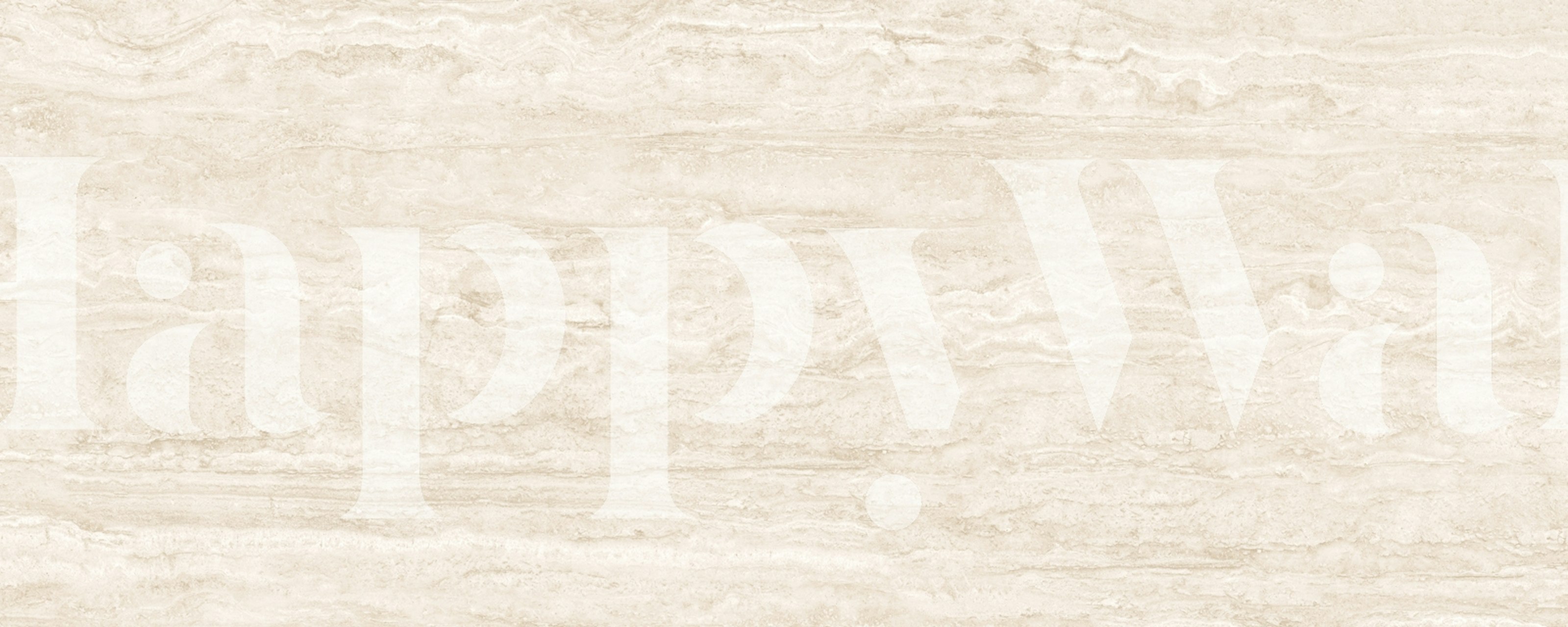 Alabaster Calm Stone Layers Tapete in einem Raum