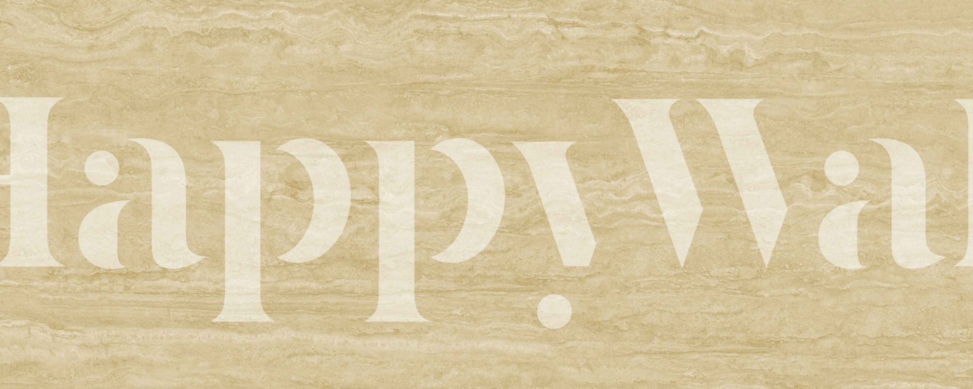 Tapeta Golden travertine Natural Stone w pokoju