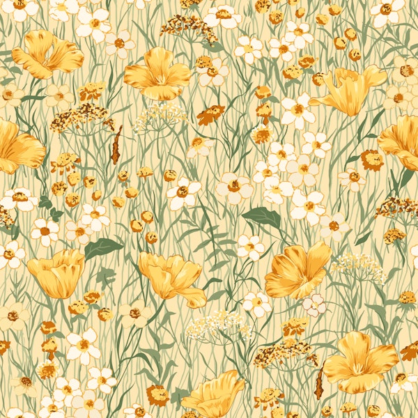 Blossom Field Elegance Yellow