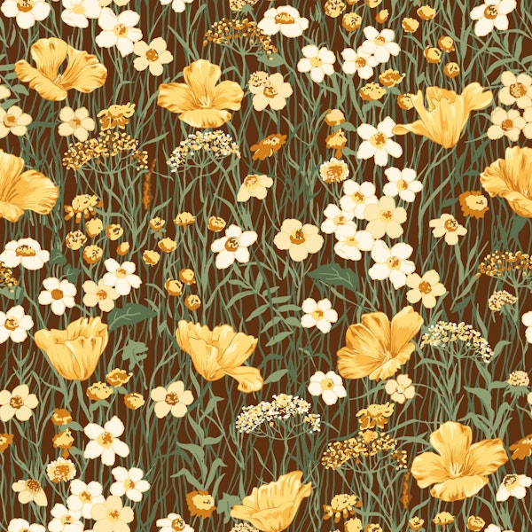 Blossom Field Elegance Brown