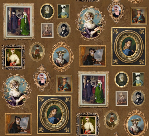 Mysterious Owls Portrait Collection Copper