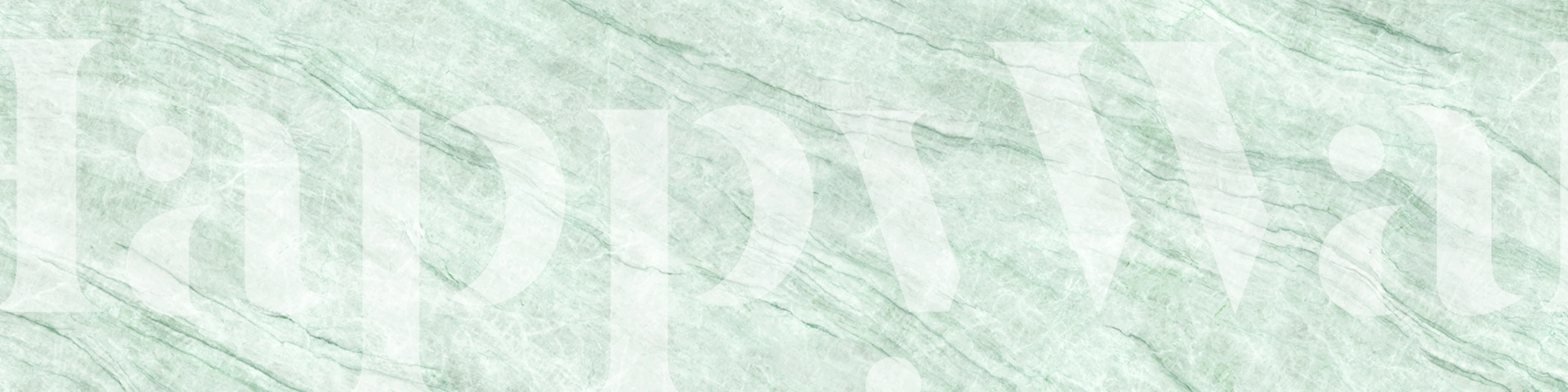 Soft Jade Green Marble Vein behang in een kamer