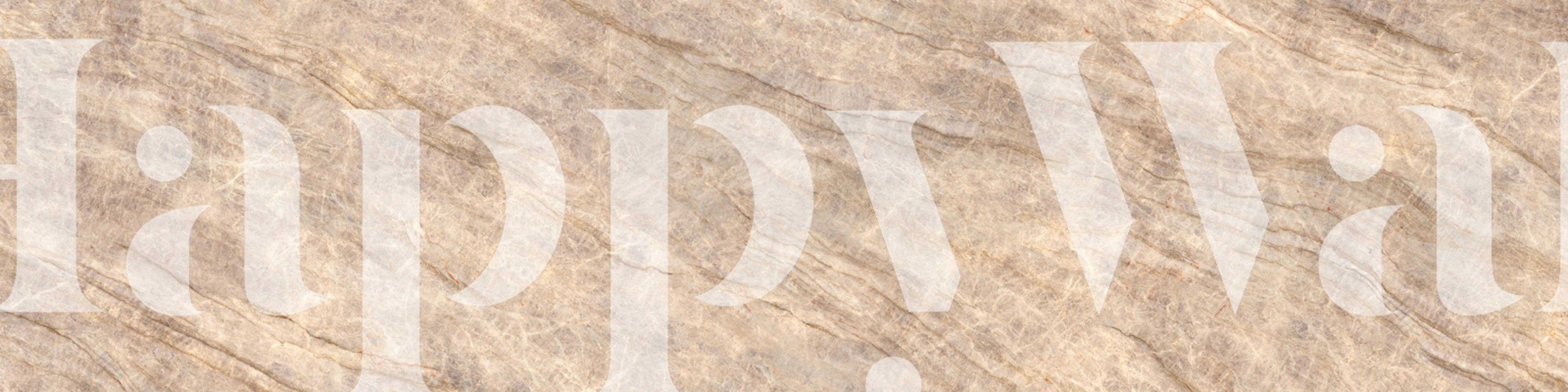 Diseño de papel pintado Warm Beige Crystal Marble