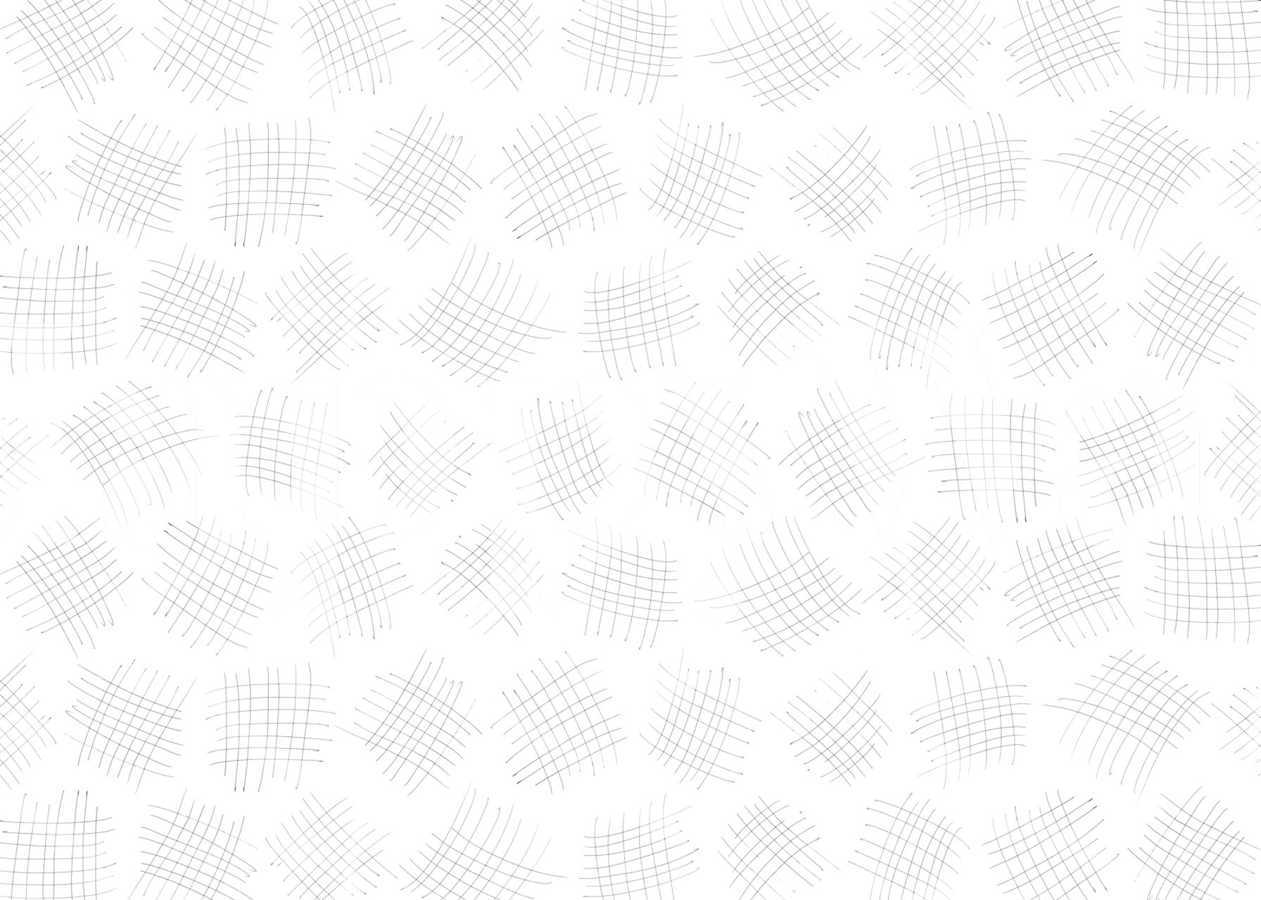 Soft Sketch Grid wallpaper in a room