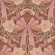 Deco Nouveau Floral Bows - Maroon Rosewood