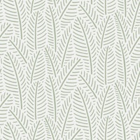 Herringbone Leaves - Sage Green 2 tapeta