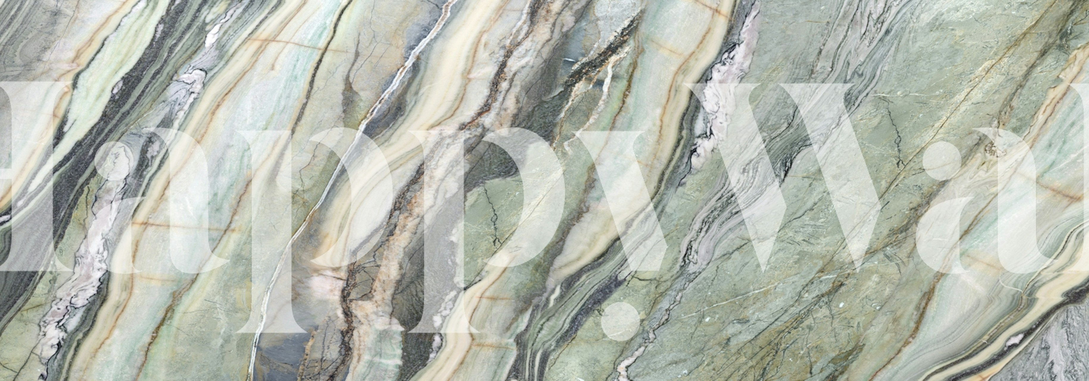 Ταπετσαρία Natural Stone Mix σε ρύθμιση δωματίου