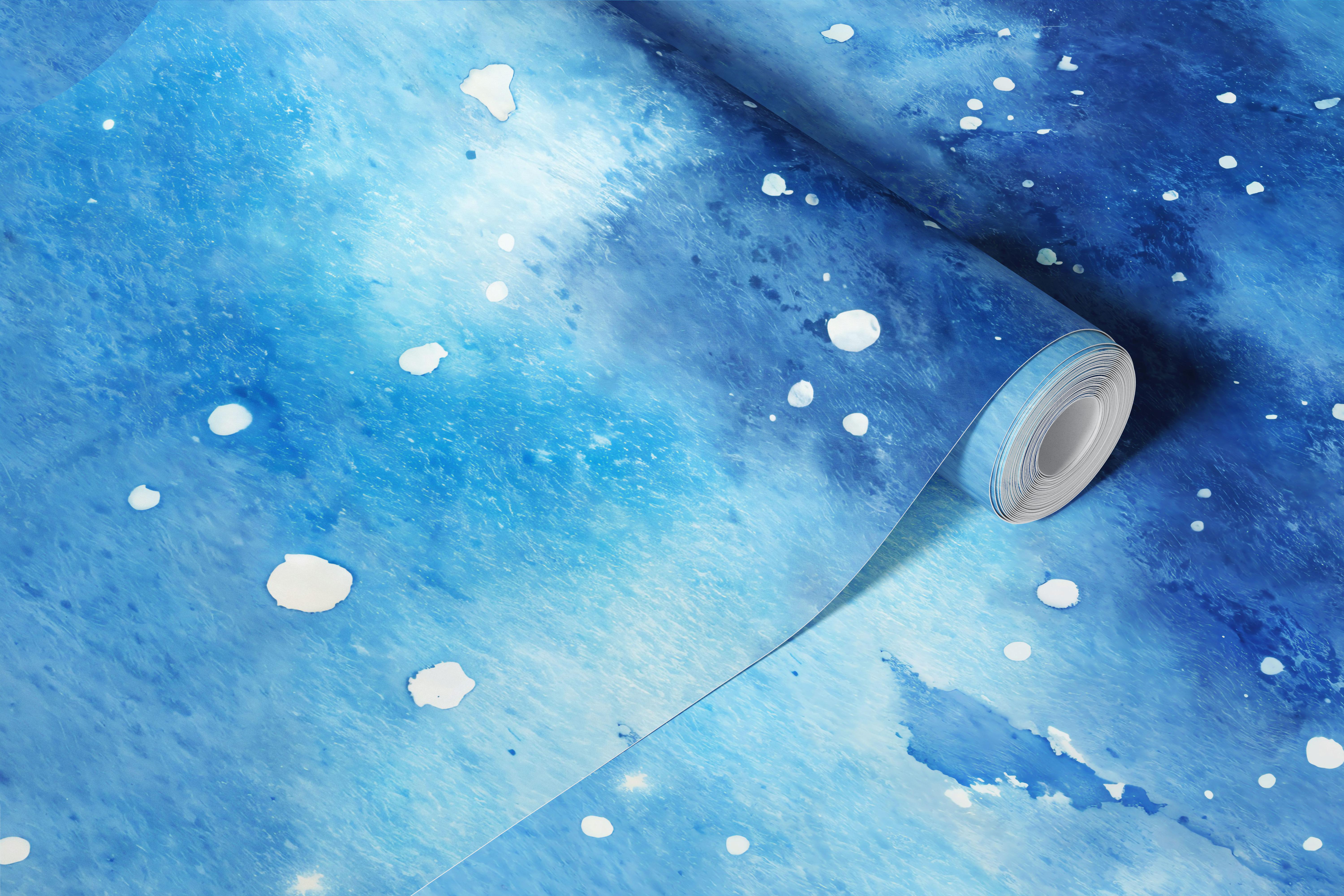 Papier peint Starry Night Serenity dans une pièce