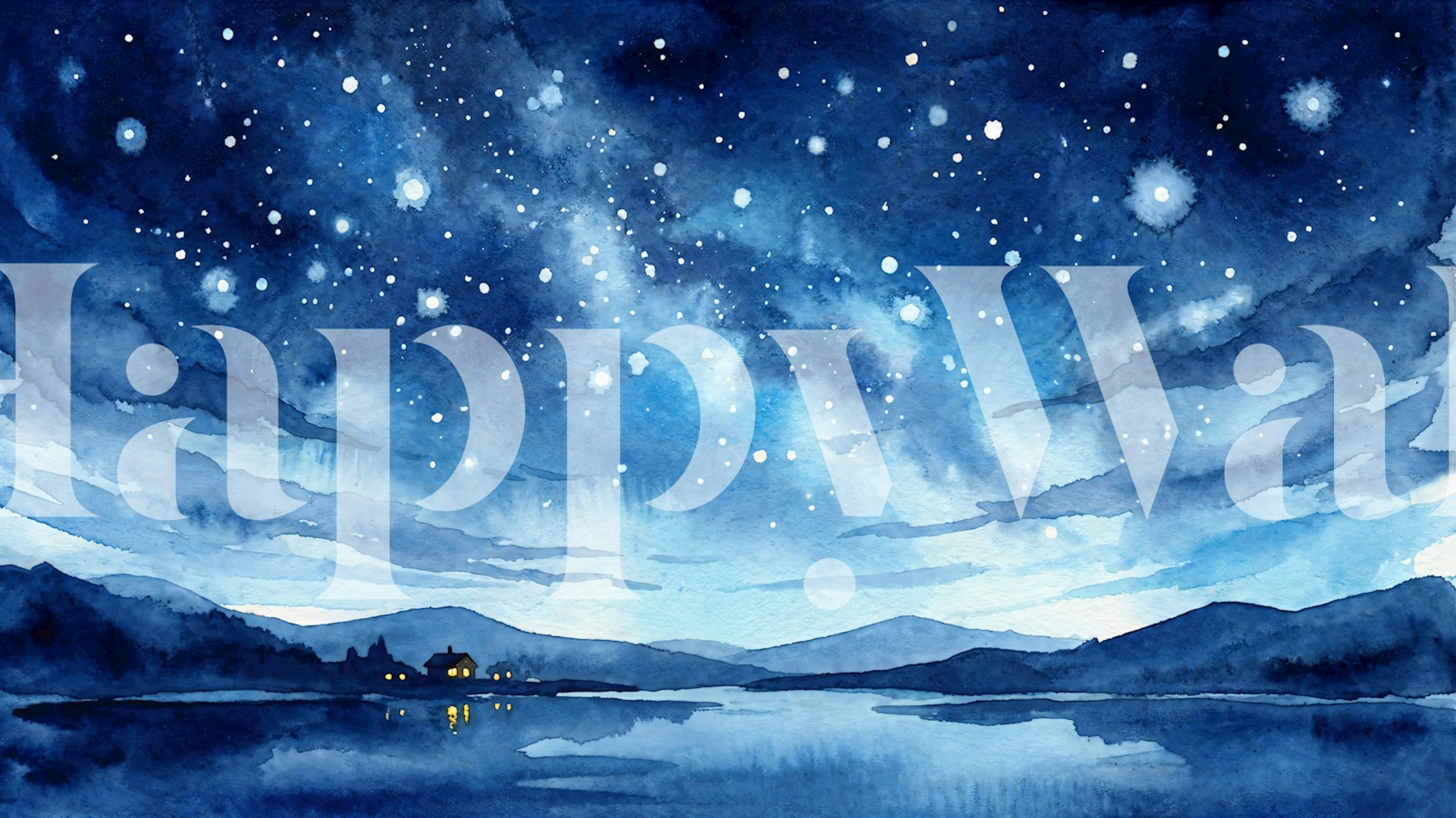 Starry Night Serenity carta da parati