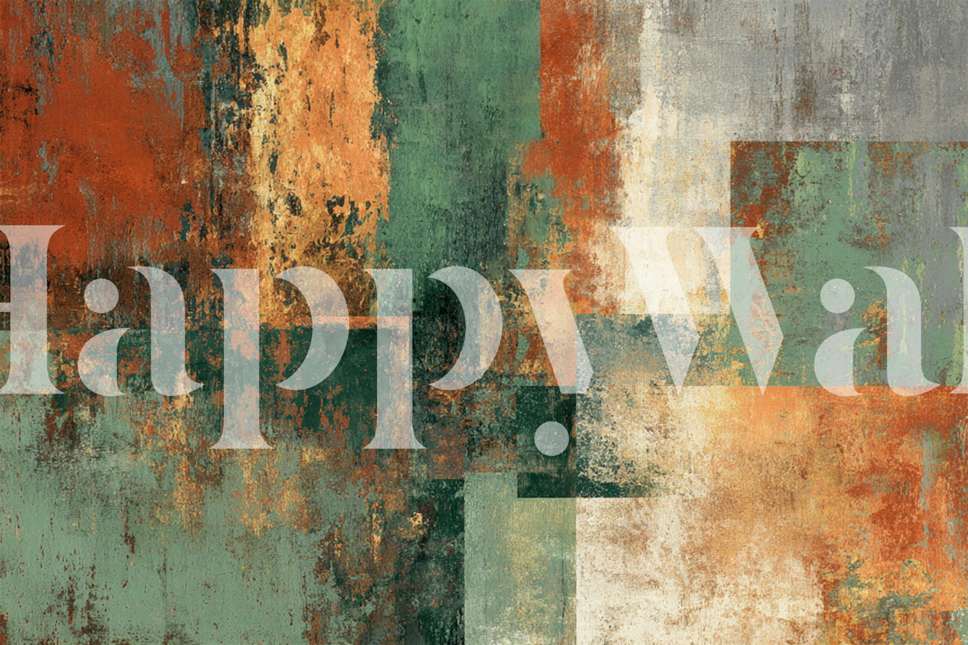 Rustic Meets Modern wallpaper in a room