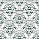 French Patisserie Green Bow Christmas Pattern