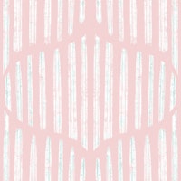 French Patisserie Blush Vertical Stripes wallpaper