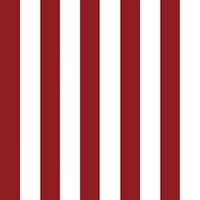 French Patisserie Classic Crimson Stripes tapete