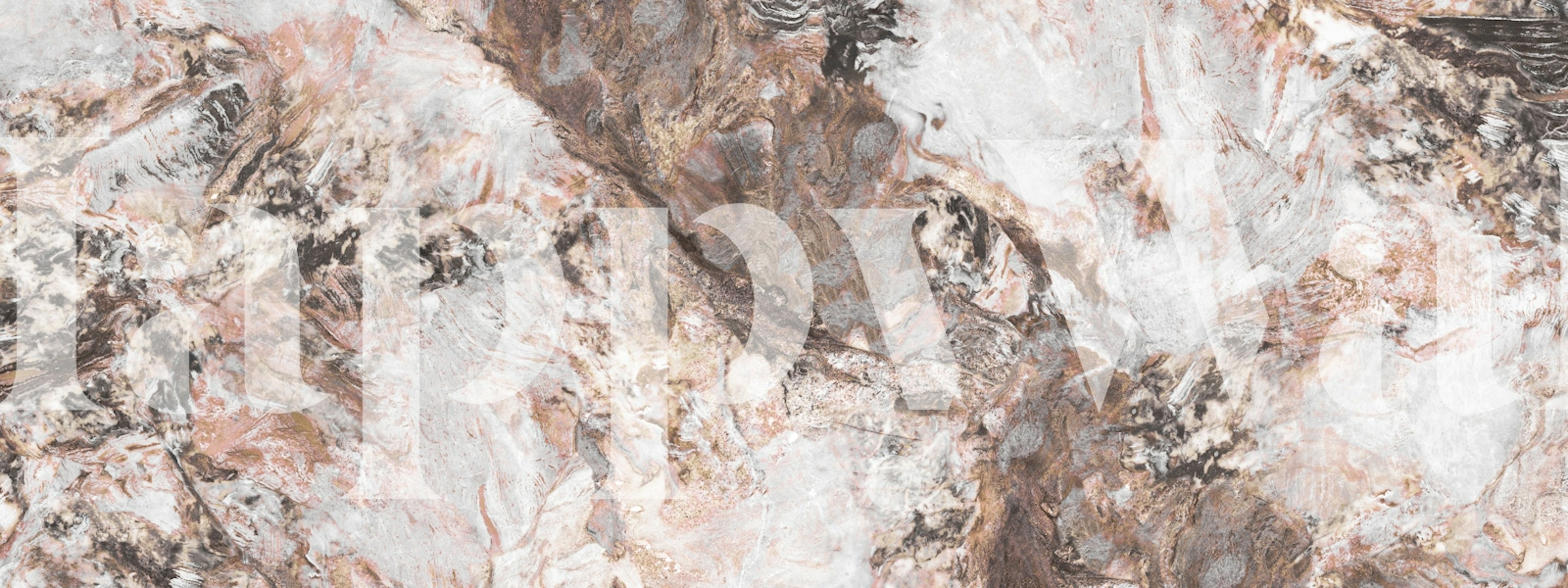 Warm Ivory Natural Stone tapet i et rom