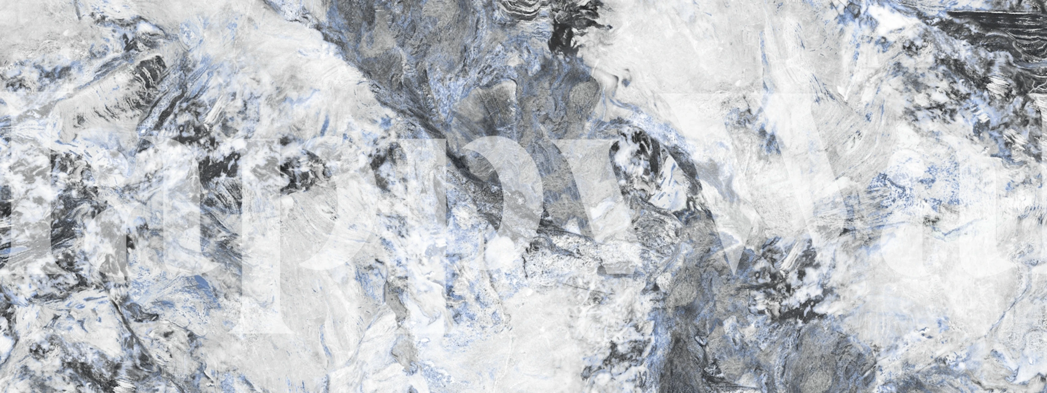 Marble pattern featuring blue and gray hues in a modern design wallpaper