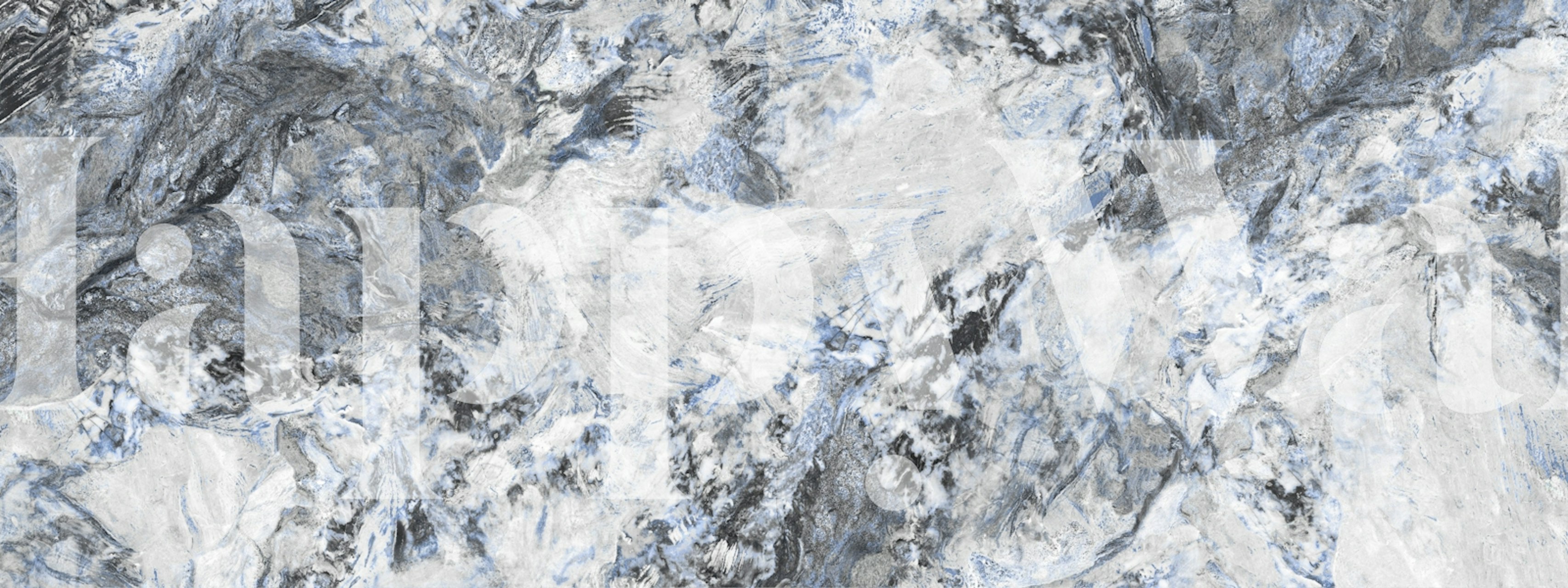 Ivory Frost Natural Stone wallpaper in a room