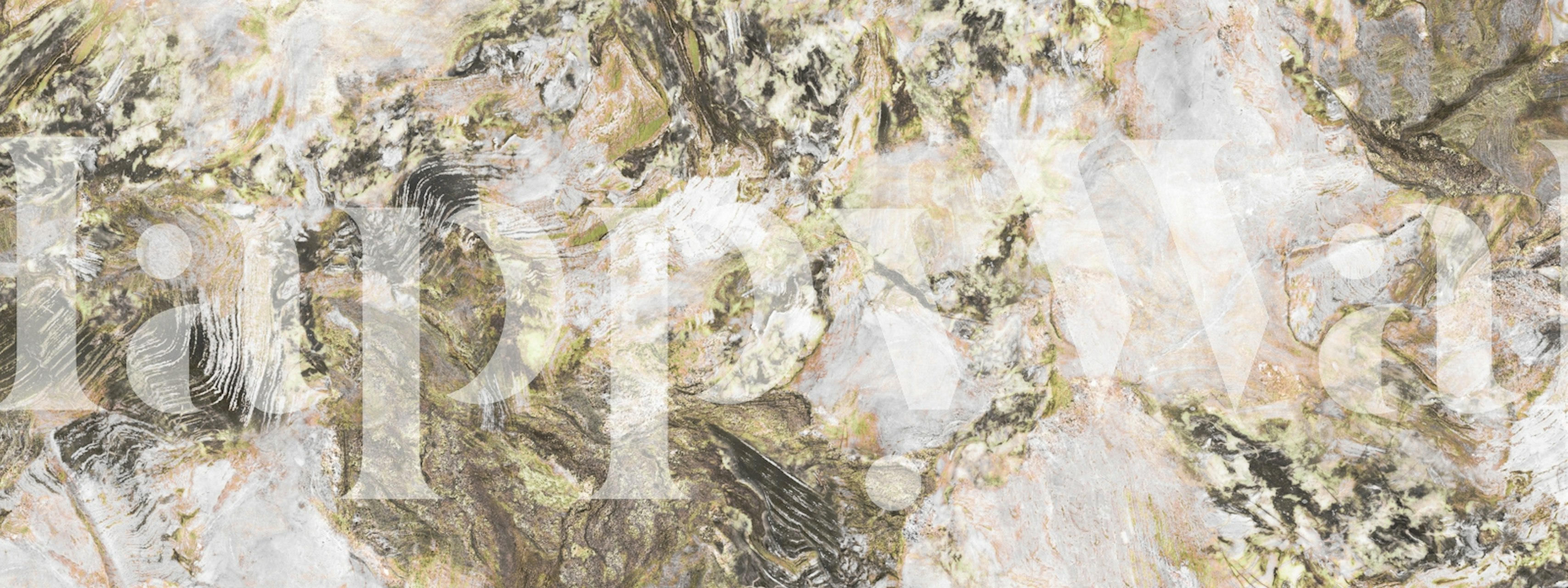 Carta da parati Tuscan Mineral Stone in una stanza