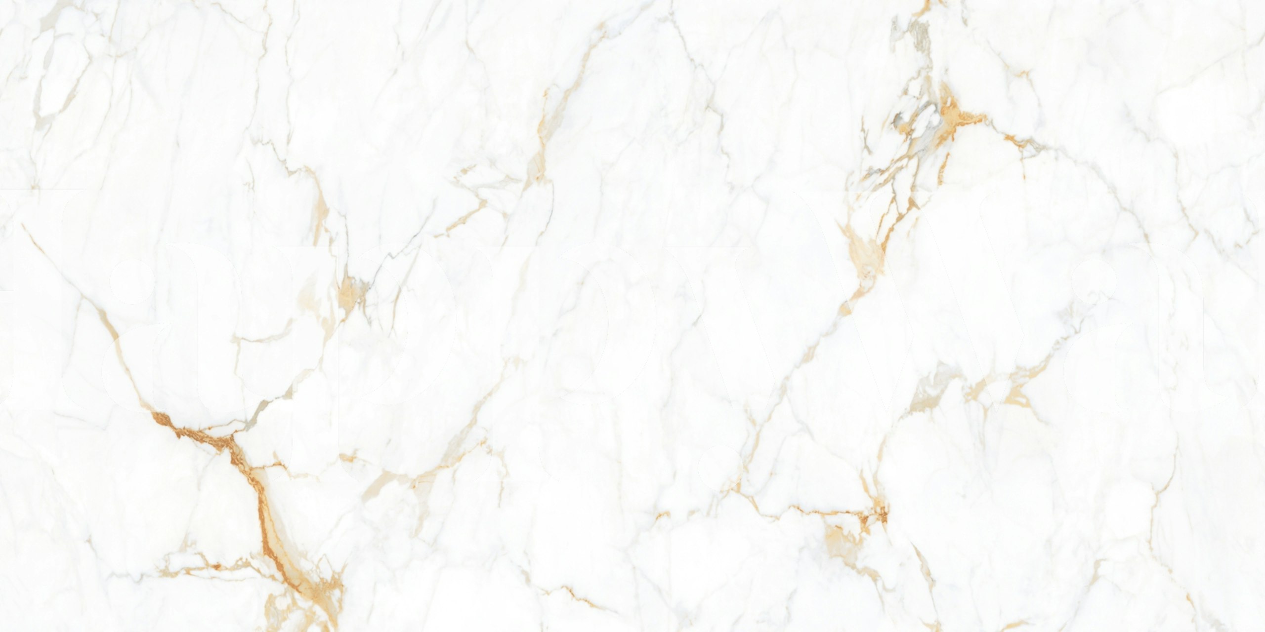 Imperial White Calacatta wallpaper in a room