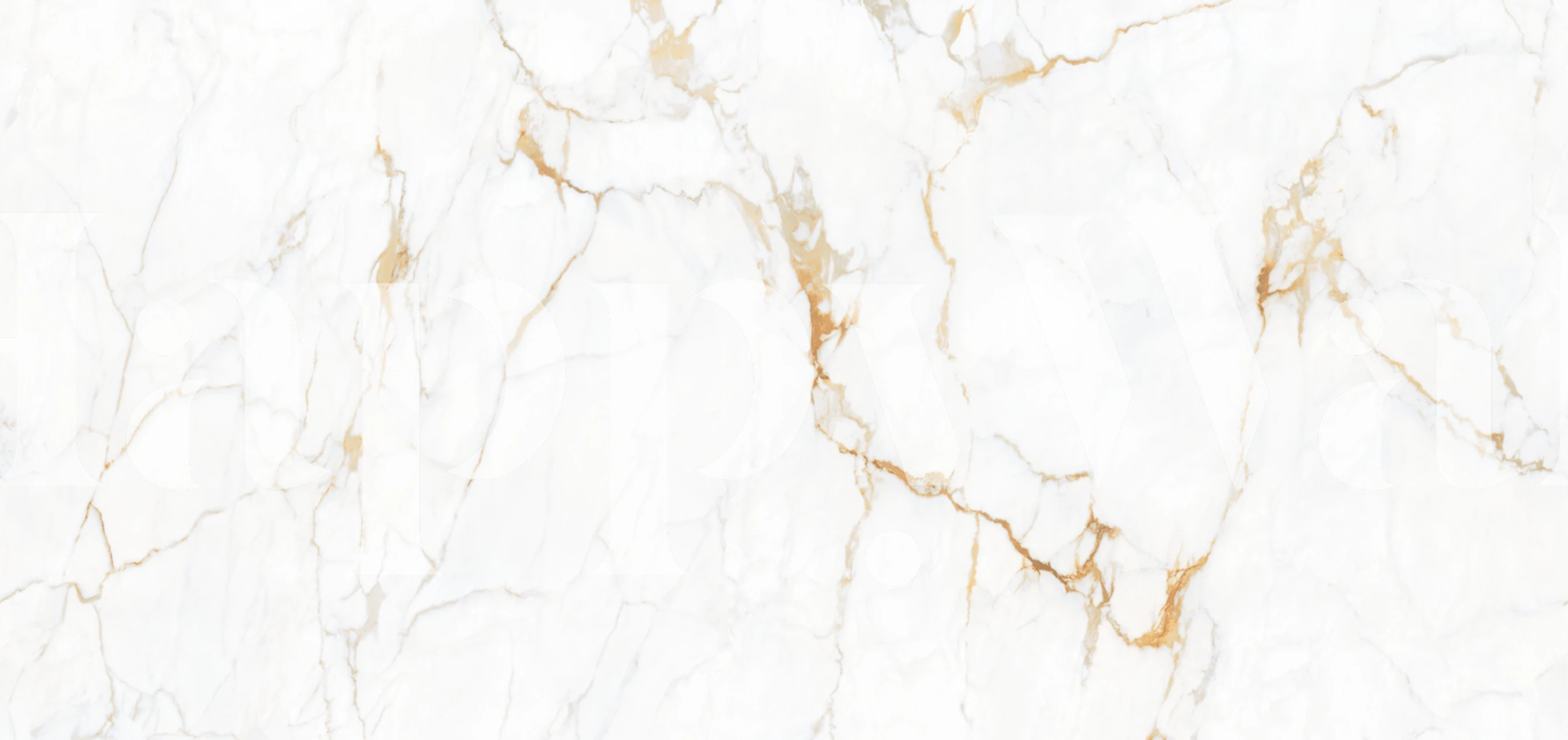 White marble wallpaper with gold veining, classic style