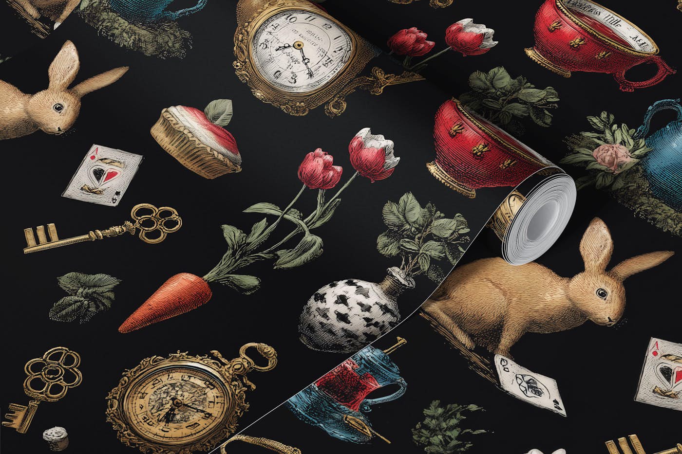 Vintage Wonderland wallpaper roll