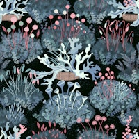 Lush Zen Garden Serenity Evening behang