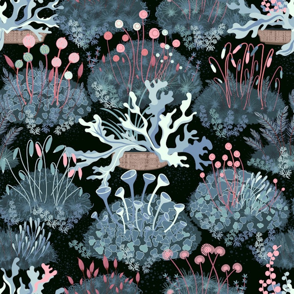 Lush Zen Garden Serenity Evening